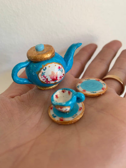 Mostrador de loza miniatura